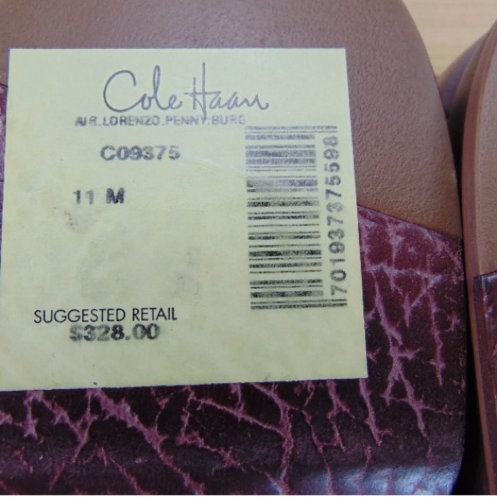REDUCED Cole Haan Collection “Air Nike” loafer leather shoes! Retail $328.00 🇺🇸 - Picture 17 of 17